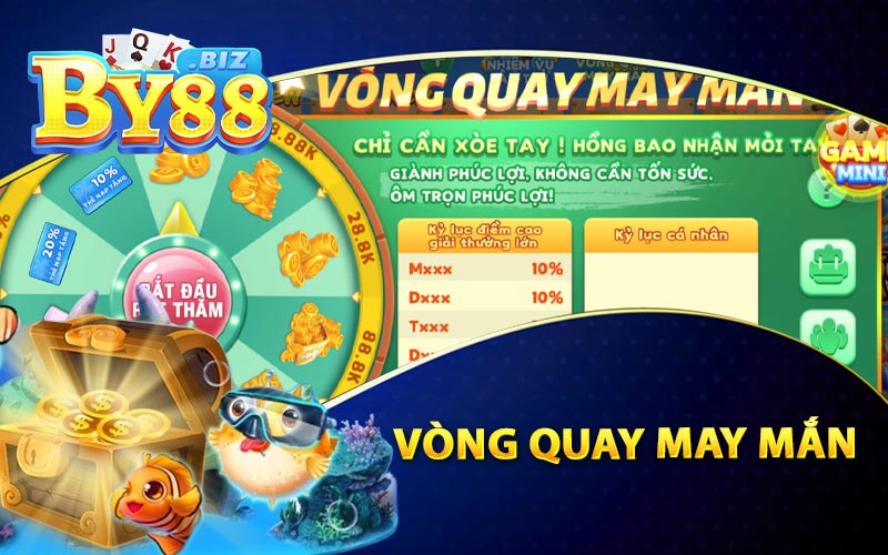 Bắn Cá By88 - Làm Nhiệm Vụ Nhận Nhiều Phần Quà Hôm Nay 4 Vòng Quay May Mắn